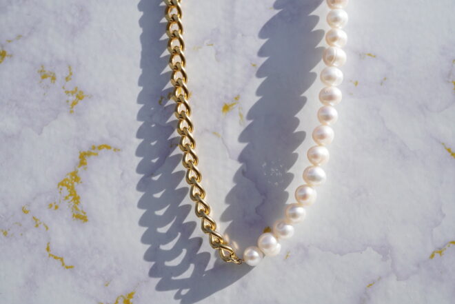 淡水パールネックレス