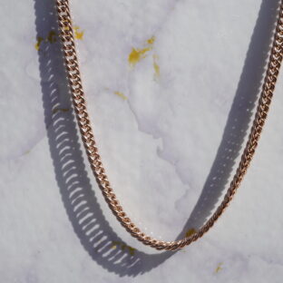 316L chain necklace （pink）