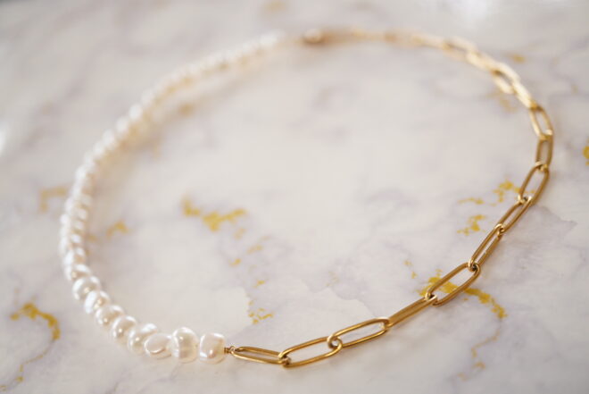 淡水パールネックレス