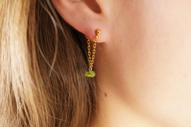 ピアス着用画像