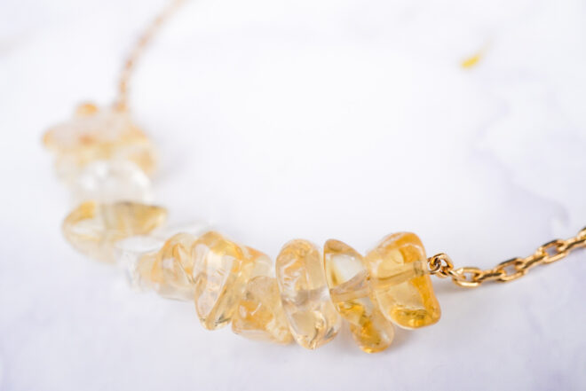 シトリンのブレスレット