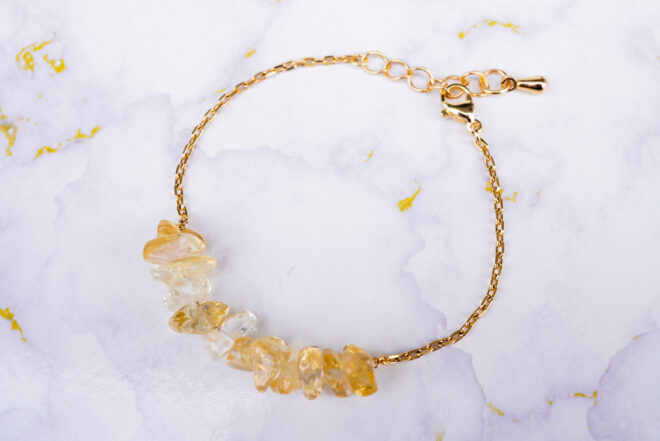 シトリンのブレスレット
